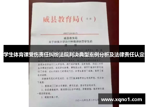 学生体育课受伤责任纠纷法院判决典型案例分析及法律责任认定